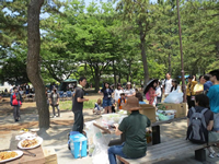 野島公園でのBBQ
